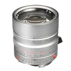 Leica Summilux-M 50mm f/1.4 ASPH Sølv Filterfatning E46