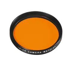 Leica Filter Orange E49 svart