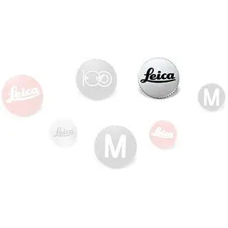 Leica Soft Release Button "LEICA", 12mm Chrome, for Leica M