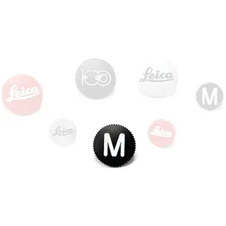 Leica Soft Release Button &quot;M&quot;, 12mm Sort, for Leica M