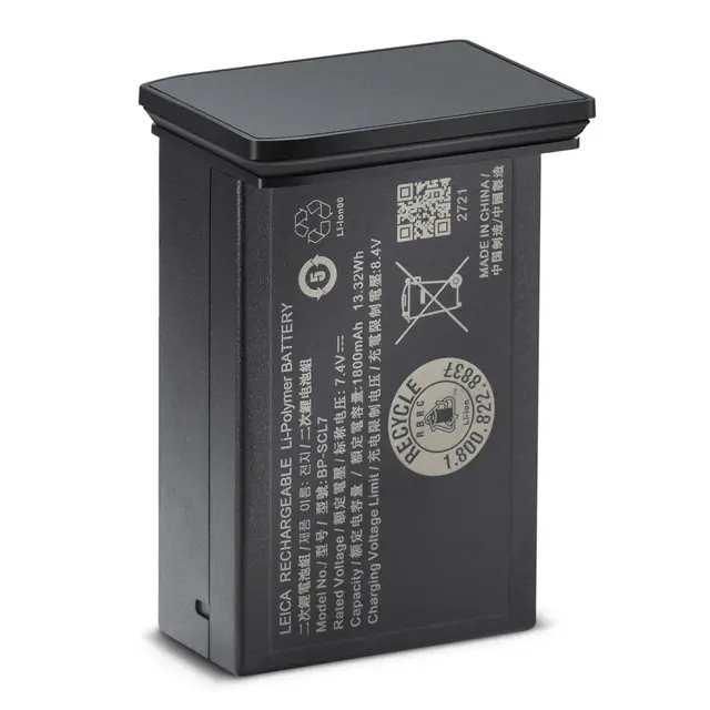 Leica Batteri BP-SCL7 Lithium-Ion Metal Gray Paint Finish. For Leica M11 