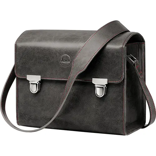 Leica System Case i skinn Stone Grey 