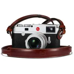 Leica kamerarem i skinn til M Antikk brun