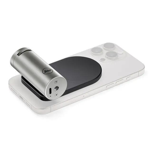 Leica Lux Grip Silver For iPhone 12 og nyere med MagSafe 