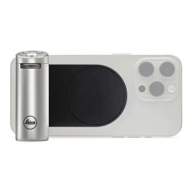 Leica Lux Grip Silver For iPhone 12 og nyere med MagSafe 