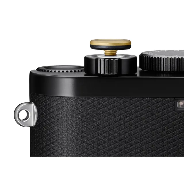 Leica Soft Release Button Brass For Q3. Blasted finish 