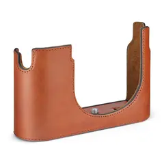 Leica Halfcase Q3 Leather For Q3. Cognac