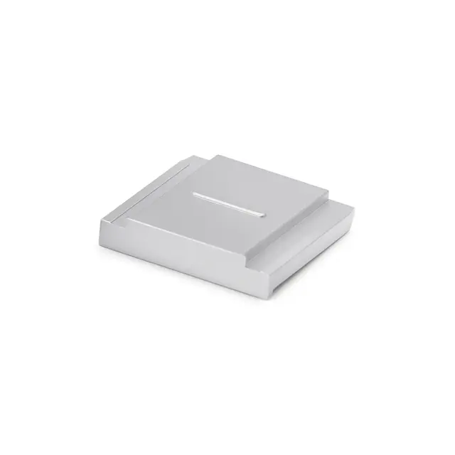 Leica Hotshoe Cover Aluminium For Q3. Silver anodized finish 