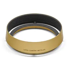 Leica Lens Hood Round Brass For Q3. Blasted finish