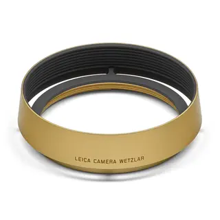 Leica Lens Hood Round Brass For Q3. Blasted finish