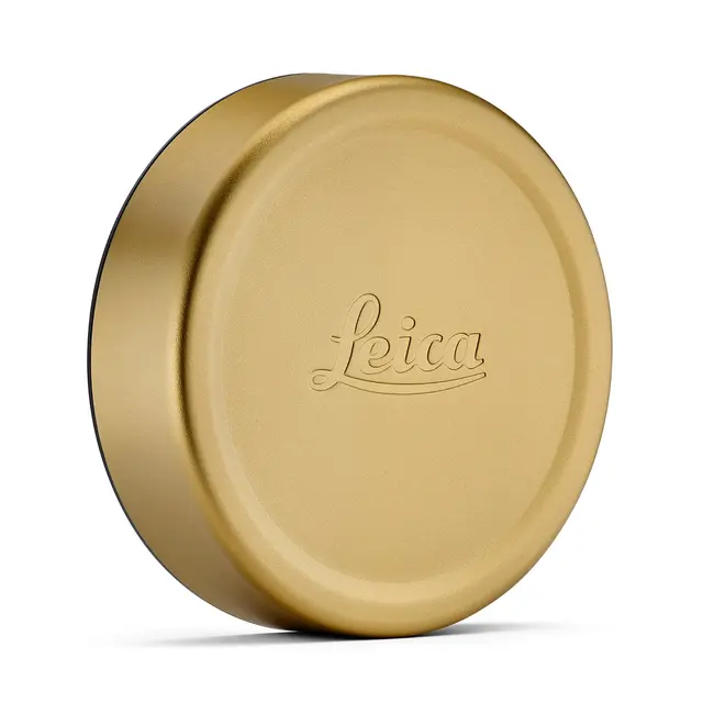 Leica Lens Cap Q E49 Brass For Q3. Blasted finish 