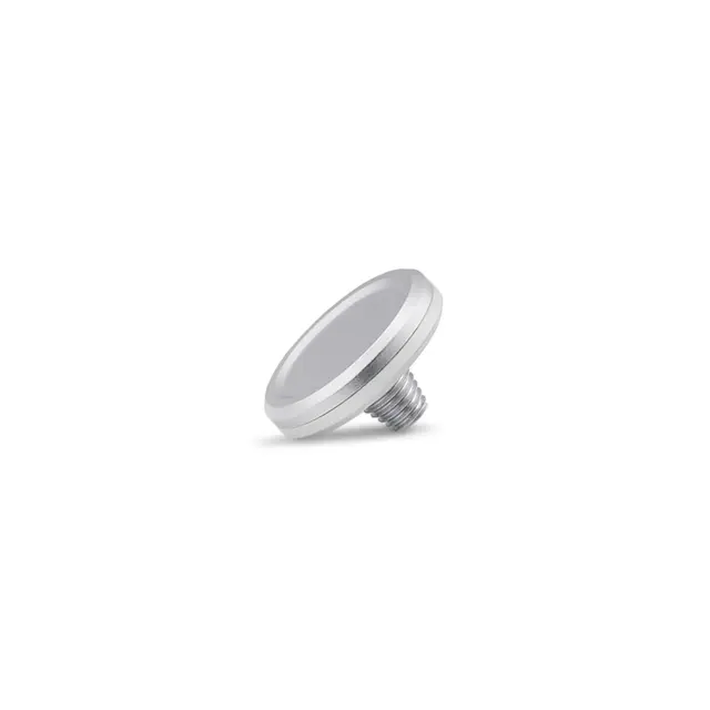 Leica Soft Release Button Aluminium For Q3. Silver anodized finish 