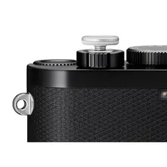 Leica Soft Release Button Aluminium For Q3. Silver anodized finish