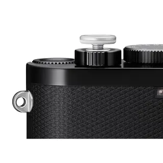 Leica Soft Release Button Aluminium For Q3. Silver anodized finish