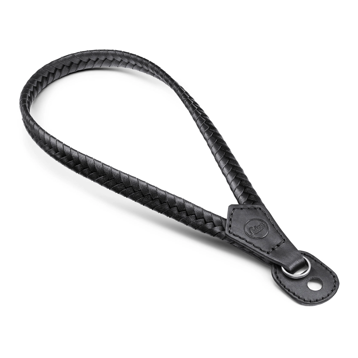 Leica Wrist Strap Leather Braided Black