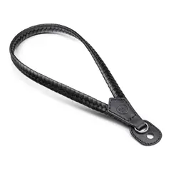 Leica Wrist Strap Leather Braided Black