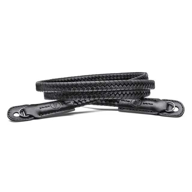 Leica Carrying Strap Braided Leather Black 