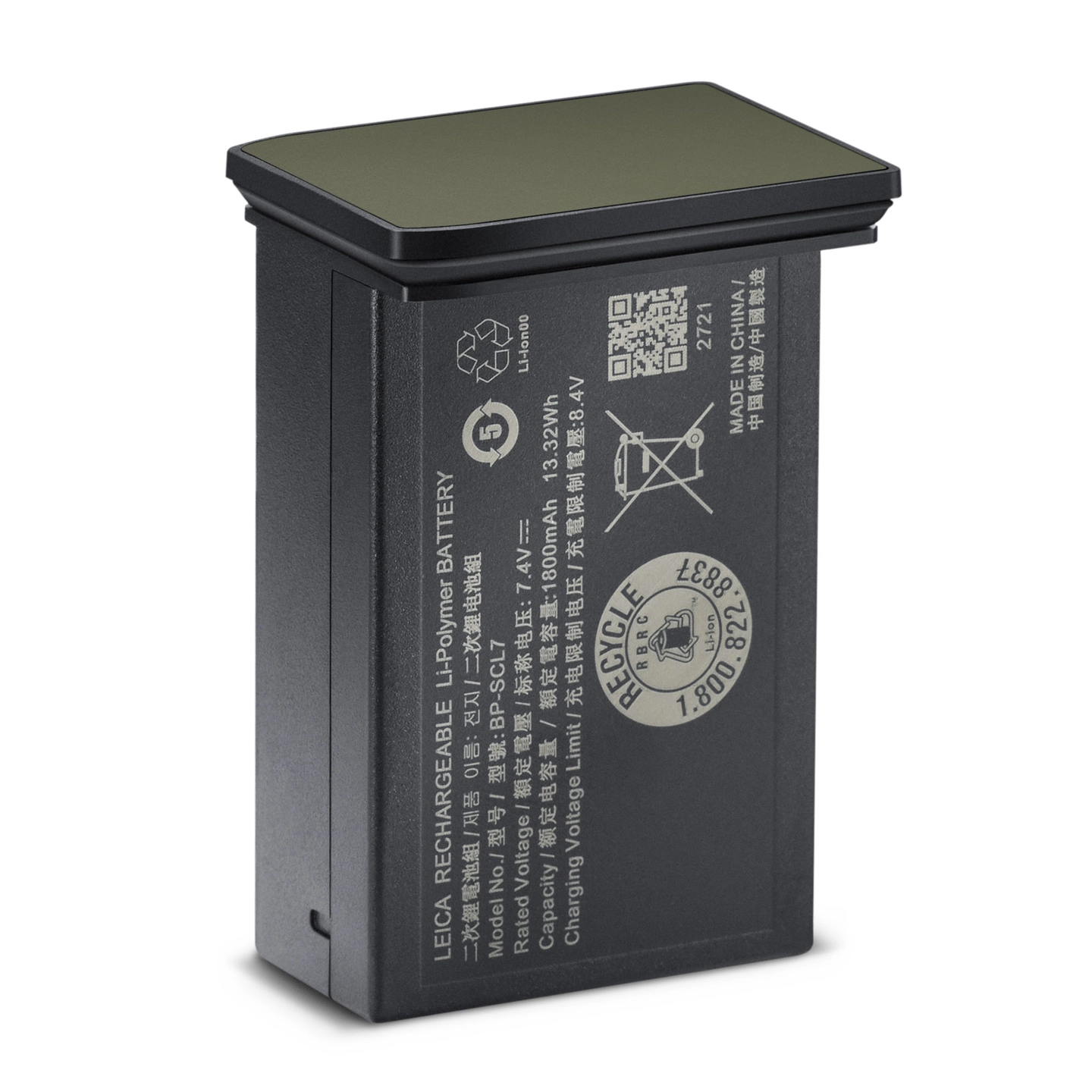 Leica Batteri BP-SCL7 Lithium-Ion Grønn Olive. Batteri til Leica M11