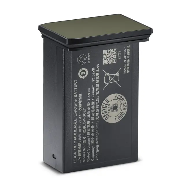 Leica Batteri BP-SCL7 Lithium-Ion Grønn Olive. Batteri til Leica M11 