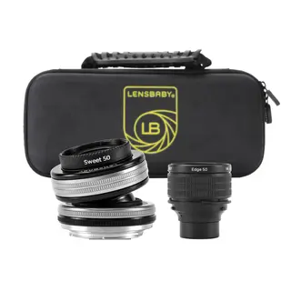 Lensbaby Optic Swap Intro Collection FX Kit med Sweet 50 og Edge 50 Fujifilm FX