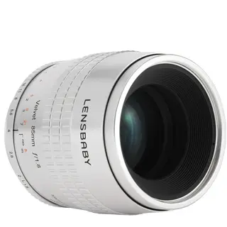 Lensbaby Velvet 85mm f/1.8 for Canon EF. Sølv