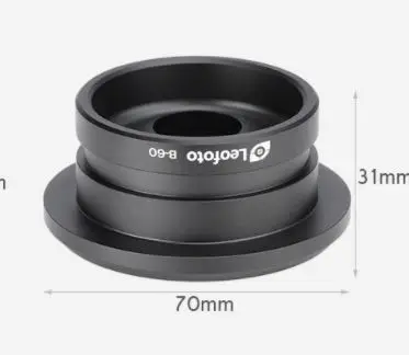 Leofoto 60mm Tripod Bowl Adapter Skål adapter for 60mm videohode 
