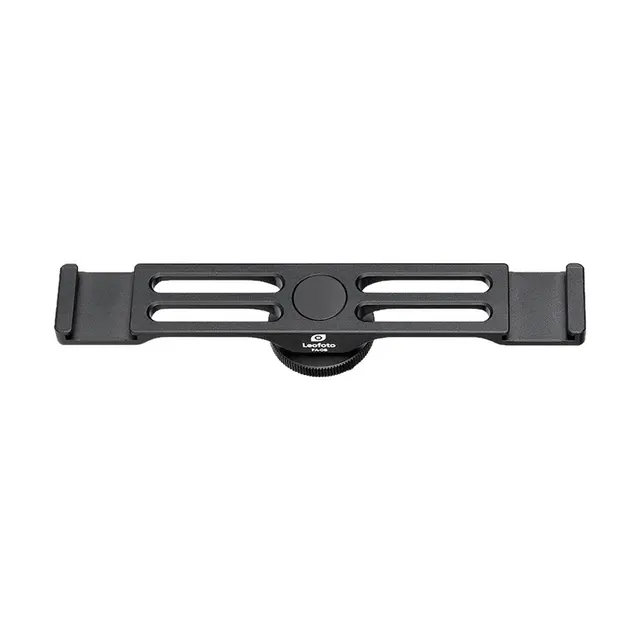 Leofoto Double Cold Shoe Head FA-08 Dobbelt blitsskofeste. Tilbehørsholder 