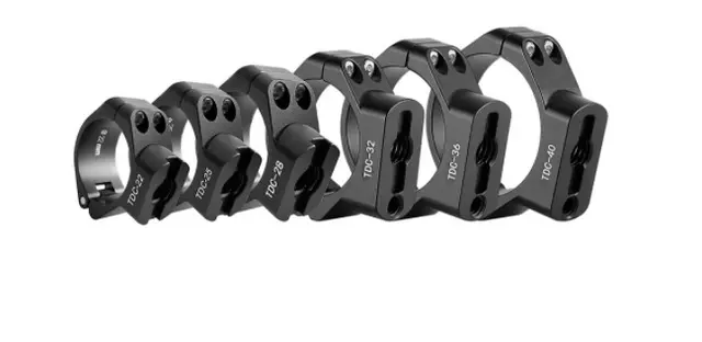 Leofoto Tripod Threaded Leg Collar TDC22 Utstyrsfeste m/AR for stativben ø22mm 