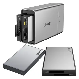 Lexar Professional Workflow Go 2TB SSD w/ Dual SD reader