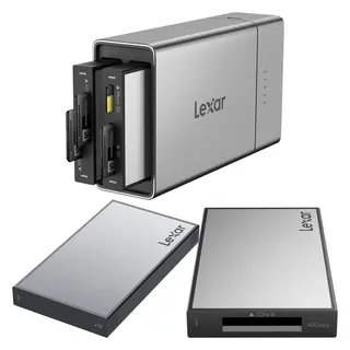 Lexar Professional Workflow Go 2TB SSD Med Type B, CFexpress 4.0 Kortleser
