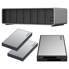 Lexar Professional Workflow Pro 2x2TB w/Thunderbolt4 uplink and Dual SD reader
