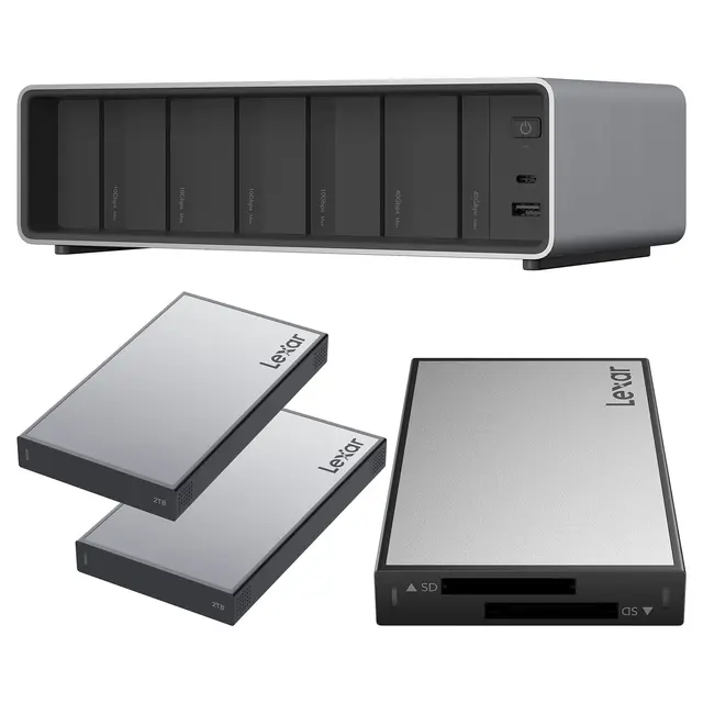 Lexar Professional Workflow Pro 2x2TB w/Thunderbolt4 uplink and Dual SD reader 