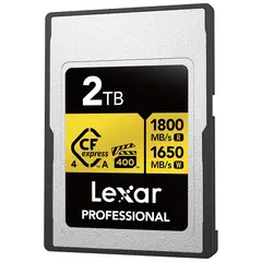 Lexar CFexpress A 4.0 Pro Gold 2TB Type A. R1800/W1650