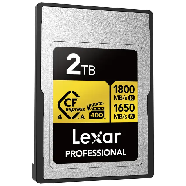 Lexar CFexpress A 4.0 Pro Gold 2TB Type A. R1800/W1650 