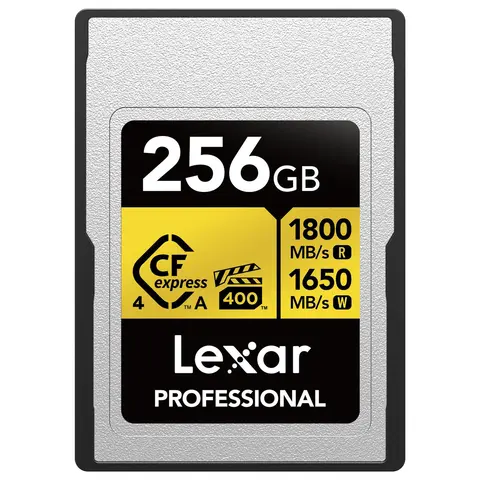 Lexar CFexpress 4.0 Pro Gold 256GB Type A. R1800/W1650