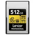 Lexar CFexpress A 4.0 Pro Gold 512GB Type A. R1800/W1650
