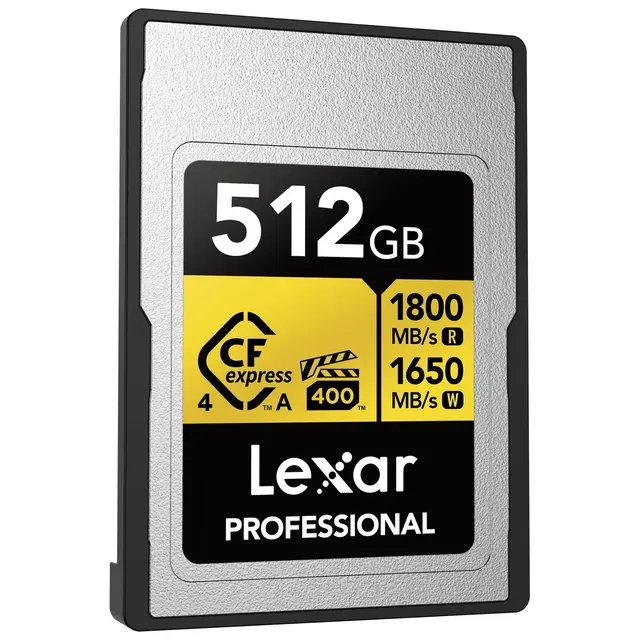 Lexar CFexpress A 4.0 Pro Gold 512GB Type A. R1800/W1650 