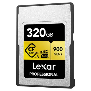 Lexar CFexpress Pro Gold 320GB Type A. R900/W800 MB/s