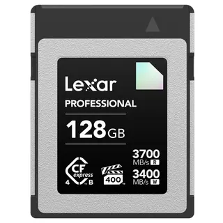 Lexar CFexpress 4.0 Pro Diamond 128GB Type B, Max Read 3700 - Write 3400 MB/s