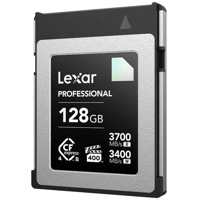 Lexar CFexpress 4.0 Pro Diamond 128GB Type B, Max Read 3700 - Write 3400 MB/s 