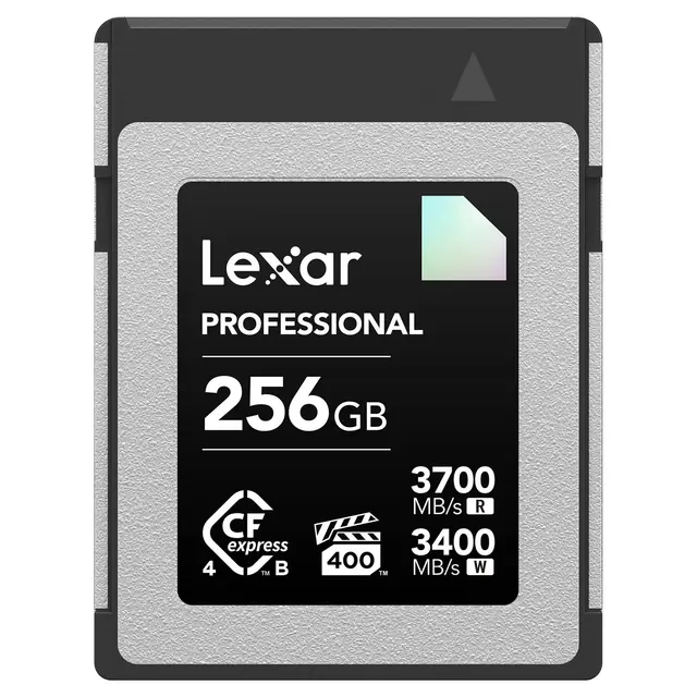 Lexar CFexpress 4.0 Pro Diamond 256GB Type B. 256GB. R3700/W3400 MB/s 