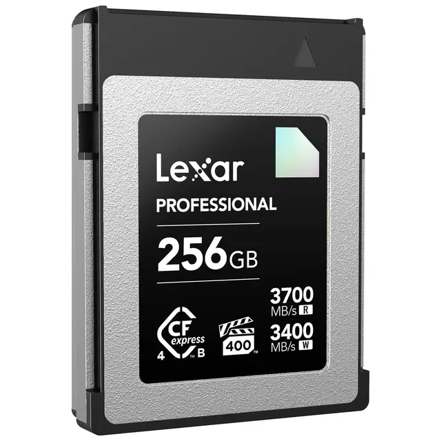 Lexar CFexpress 4.0 Pro Diamond 256GB Type B. 256GB. R3700/W3400 MB/s 
