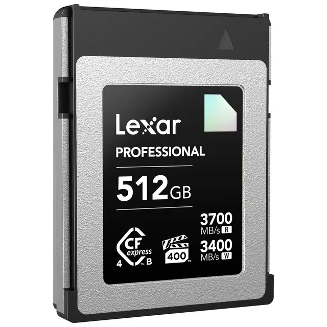 Lexar CFexpress 4.0 Pro Diamond 512GB Type B. 512GB. R3700/W3400 MB/s 