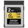 Lexar CFexpress B 4.0 Pro Gold 2TB Type B. R3600/W3300