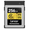 Lexar CFexpress B Pro Gold 256GB Type B. R3600/W3300