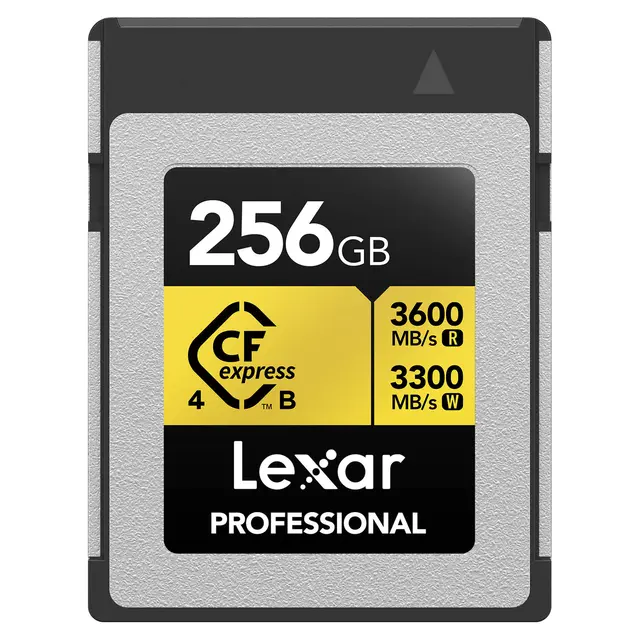 Lexar CFexpress B Pro Gold 256GB Type B. R3600/W3300 