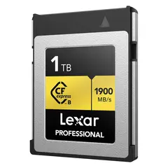 Lexar CFexpress Pro Gold 1TB Type B. R1750/W1000 MB/s