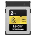 Lexar CFexpress Pro Gold 2TB Type B. R1900/W1500 MB/s