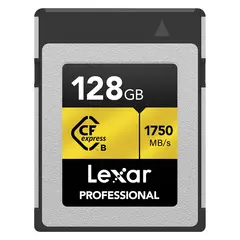 Lexar CFexpress Pro Gold 128GB R1750 Type B. R1750/W1500 MB/s