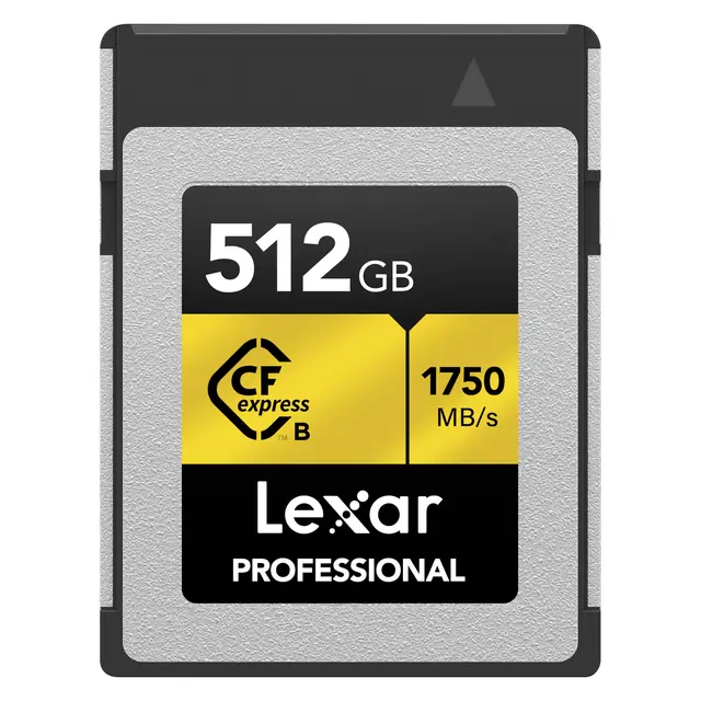 Lexar CFexpress Pro Gold 512GB Type B Type B. R1750/W1500 MB/s 